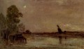 L Abreuvoir Effet De Lune Barbizon Impressionisme Paysage Charles François Daubigny